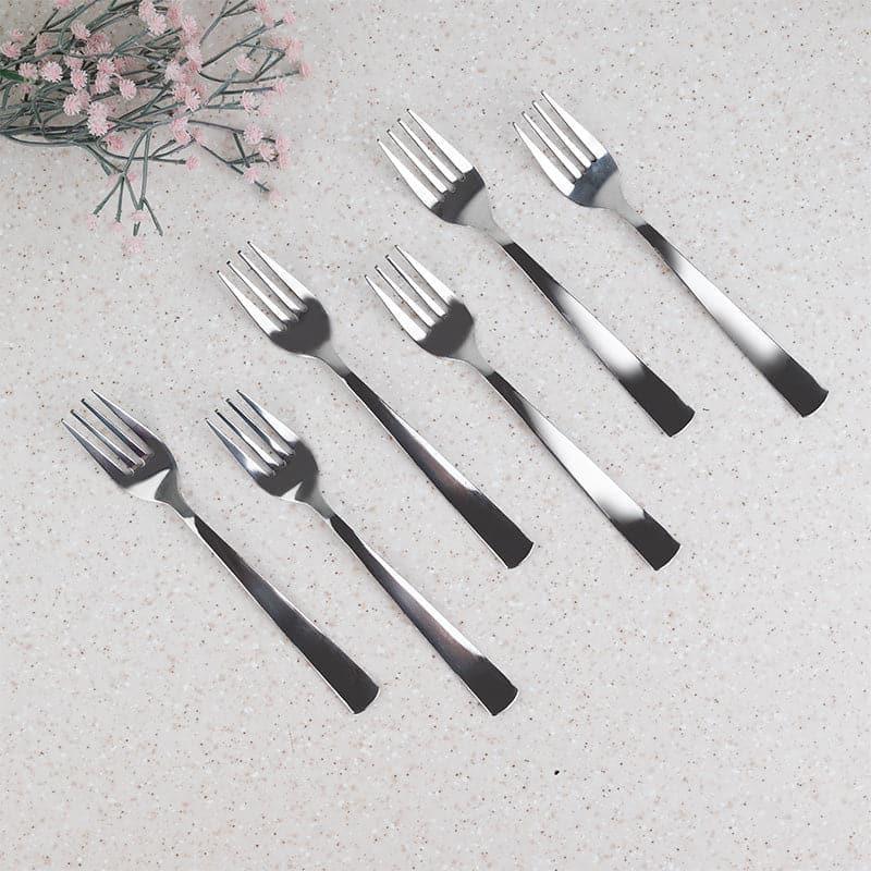 Buy Irko Dessert Fork - Set Of Six Cutlery Set from Vaaree