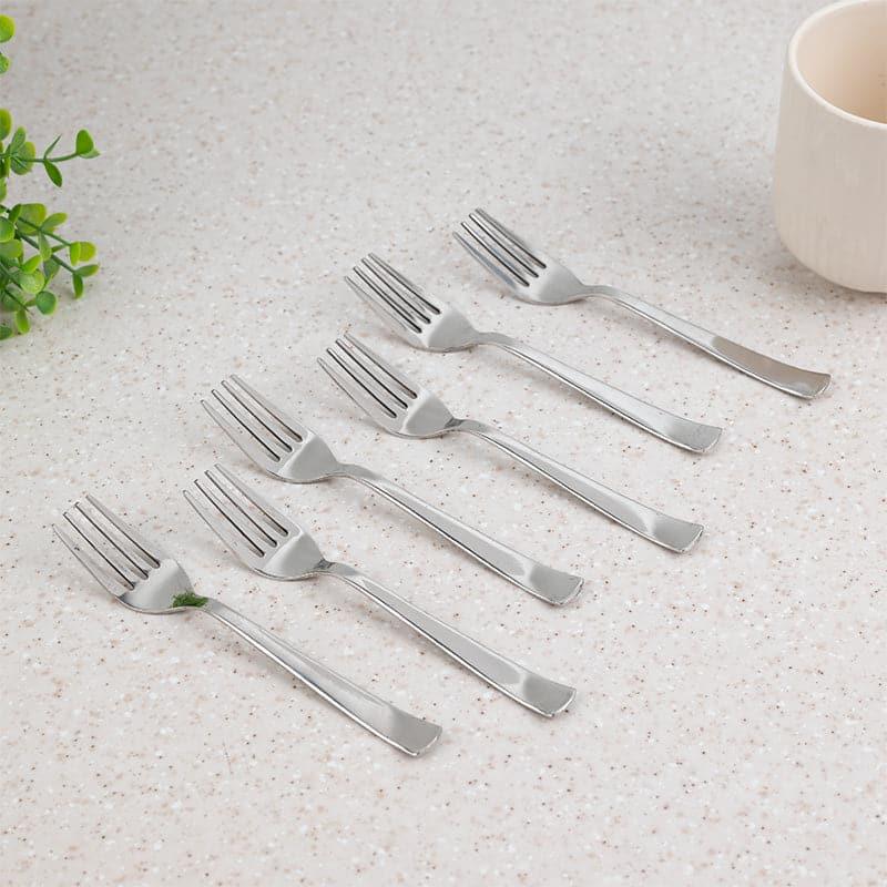 Buy Irko Snack Fork - Set Of Six Cutlery Set from Vaaree