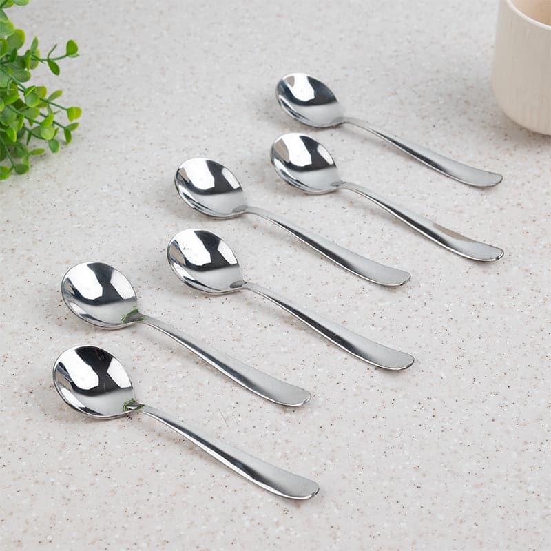 Buy Magna Baby Soup Spoon - Set Of Six Cutlery Set from Vaaree