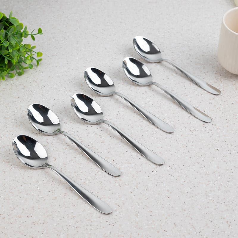 Buy Cutlery Set - Magna Dessert Spoon - Set Of Six at Vaaree online