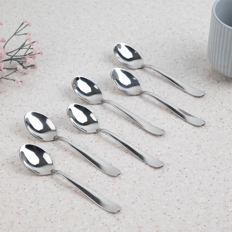 Buy Magna Tea Spoon - Set Of Six Cutlery Set from Vaaree