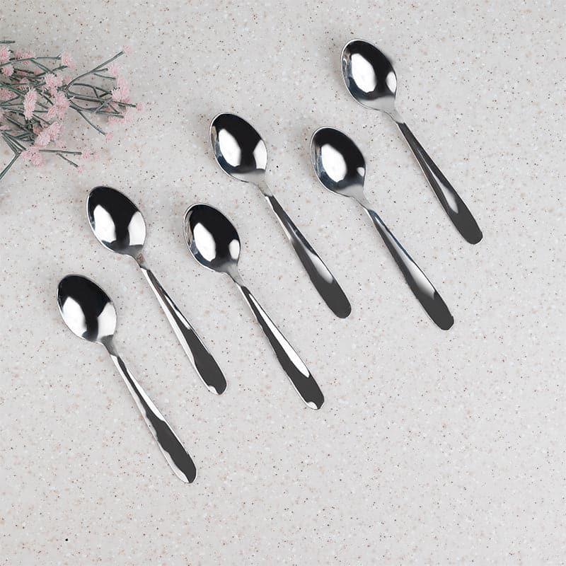 Buy Cutlery Set - Magna Tea Spoon - Set Of Six at Vaaree online