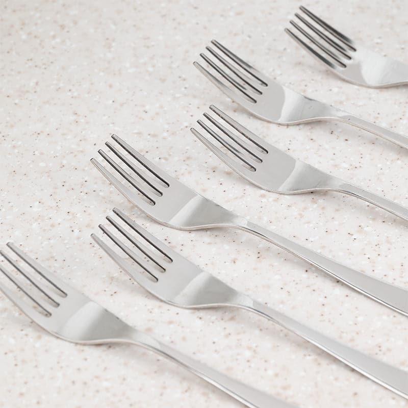 Cutlery Set - Mivana Dessert Fork - Set Of Six