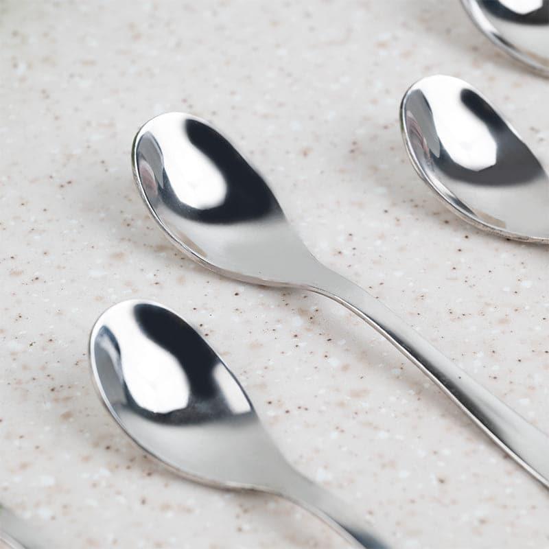 Buy Mivana Dessert Spoon - Set Of Six Cutlery Set from Vaaree