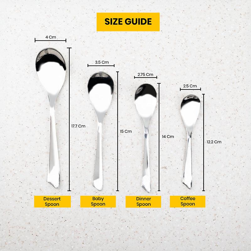Buy Cutlery Set - Mivana Dinner Spoon - Set Of Six at Vaaree online