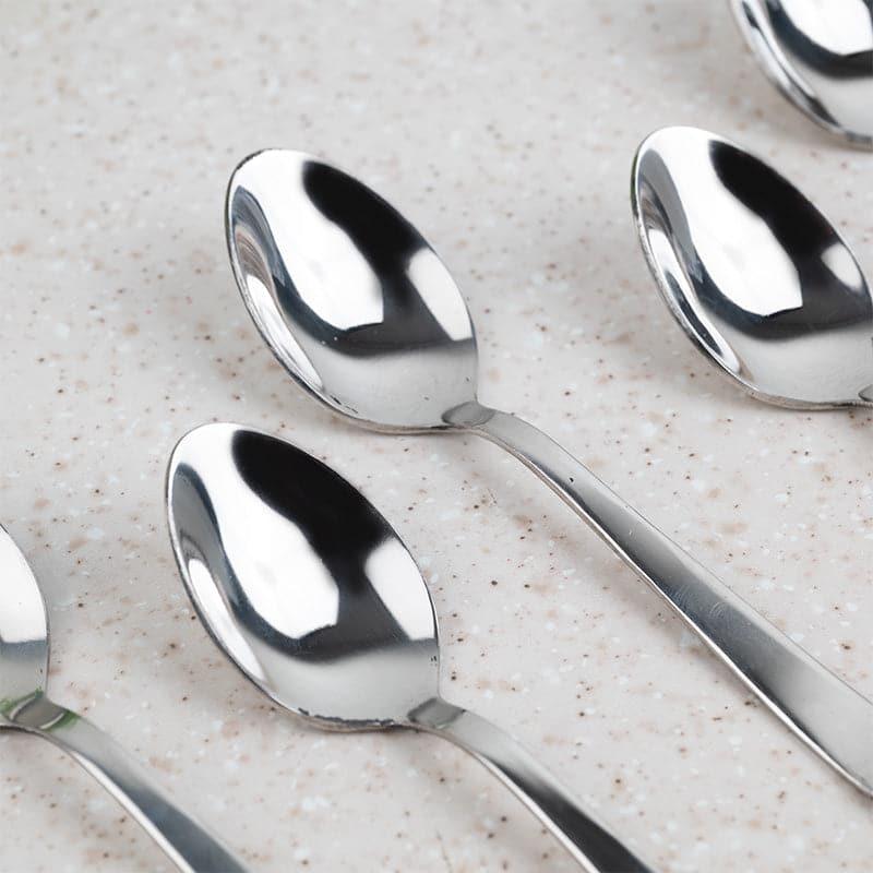 Buy Cutlery Set - Vidaara Dessert Spoon - Set Of Six at Vaaree online