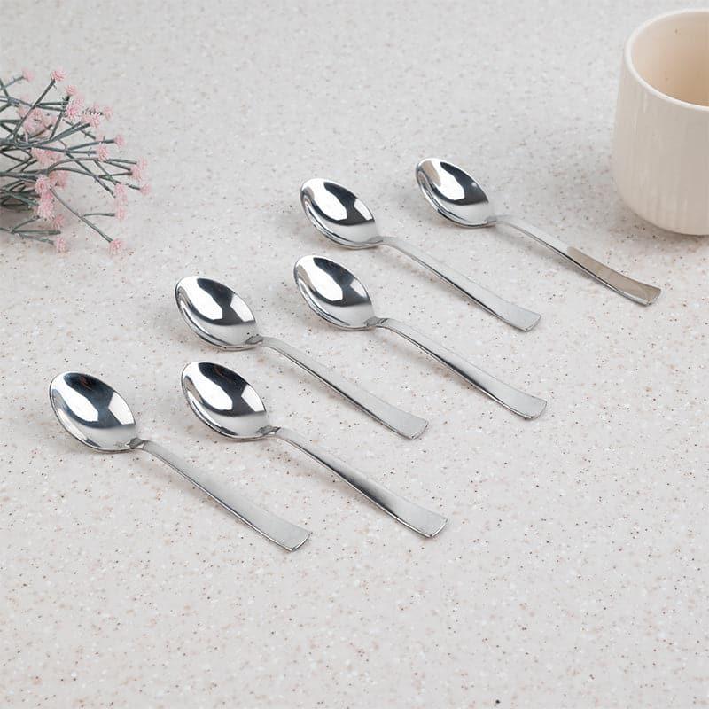 Buy Vidaara Tea Spoon - Set Of Six Cutlery Set from Vaaree