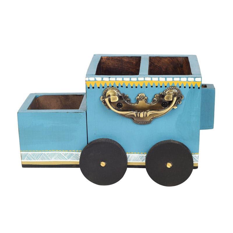 Buy Blue Antique Cart Cutlery Holder Cutlery Stand from Vaaree