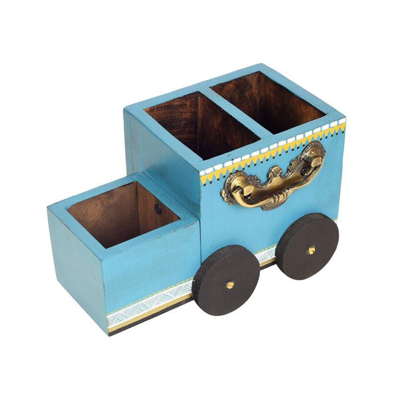 Buy Blue Antique Cart Cutlery Holder Cutlery Stand from Vaaree