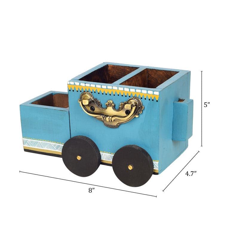 Buy Blue Antique Cart Cutlery Holder Cutlery Stand from Vaaree