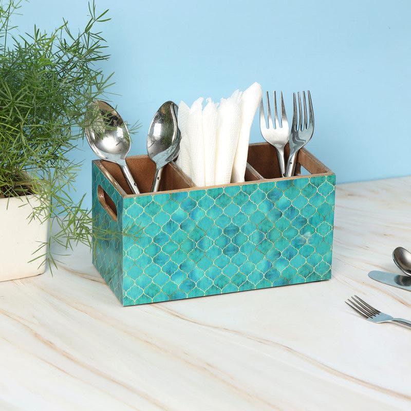 Buy Blue Ombre Patterened Cutlery Holder Cutlery Stand from Vaaree