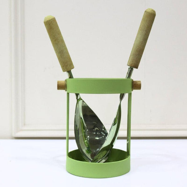 Cutlery Stand - Ferona Cutlery Holder - Green