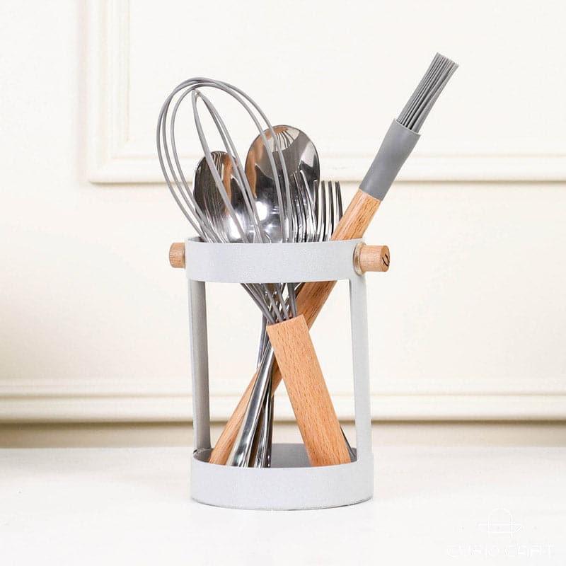 Buy Ferona Cutlery Holder - Grey Cutlery Stand from Vaaree