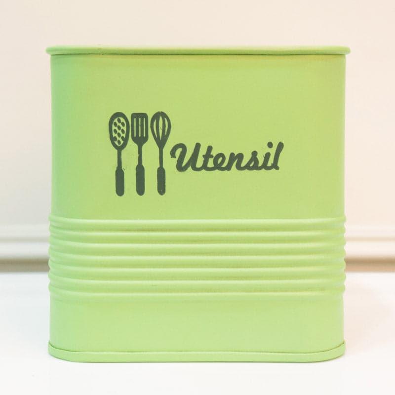 Buy Ferrous Fun Utensil Holder - Green Cutlery Stand from Vaaree