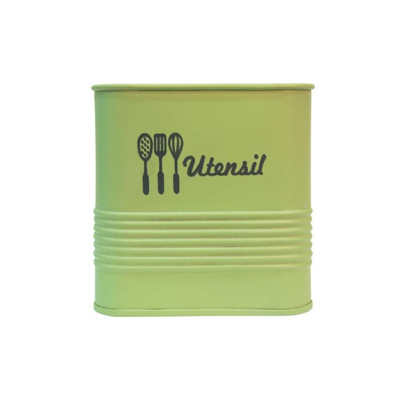 Cutlery Stand - Ferrous Fun Utensil Holder - Green