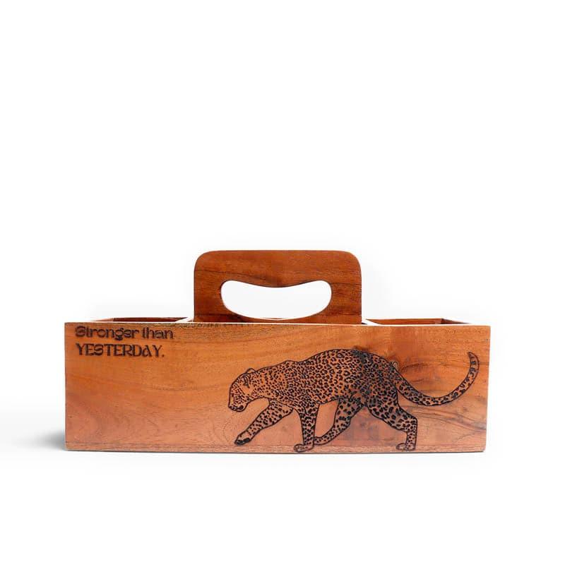 Buy Leopard Cutlery Holder Cutlery Stand from Vaaree