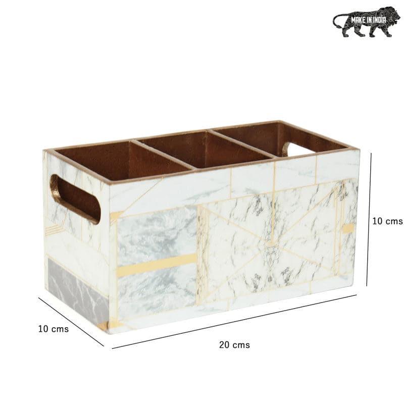 Cutlery Stand - Marble Marvel Cutlery Holder