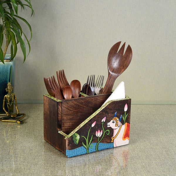 Cutlery Stand - Pichhwai Shenu Cutlery Holder