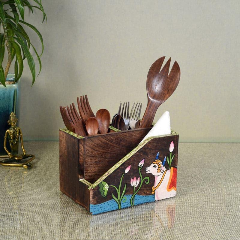 Buy Pichhwai Shenu Cutlery Holder Cutlery Stand from Vaaree