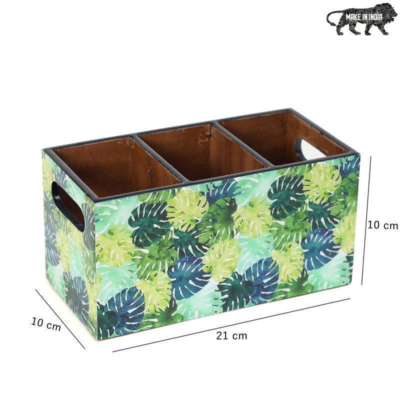 Cutlery Stand - Tropical Leaf Cutlery Holder