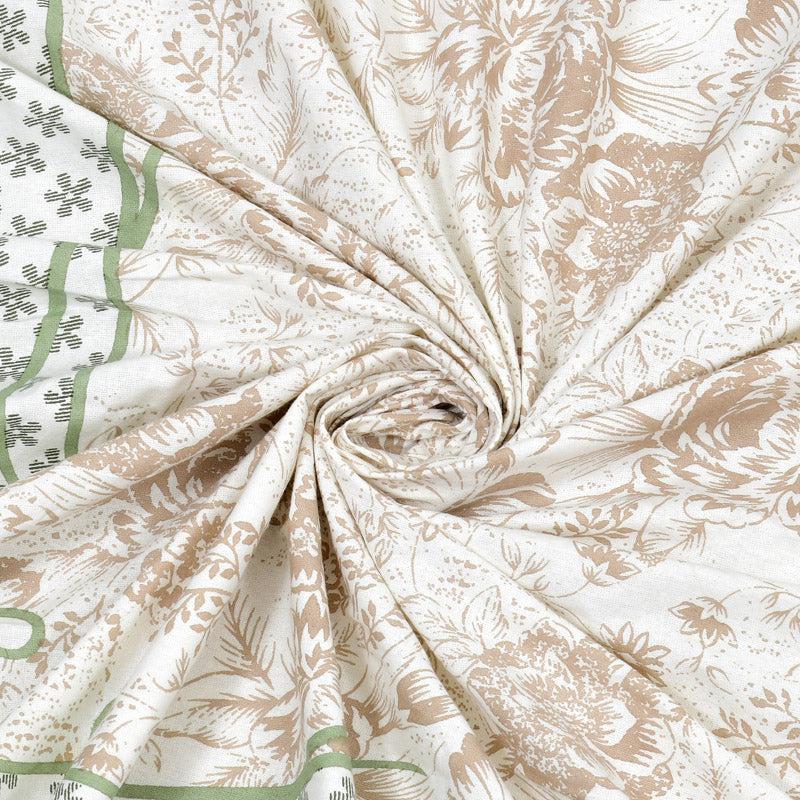 Buy Jasper Floral Bedsheet - Peach Bedsheets from Vaaree