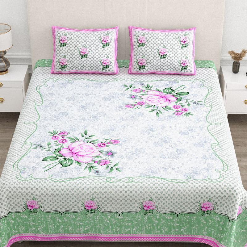 Buy Jasper Floral Bedsheet - Pink Bedsheets from Vaaree