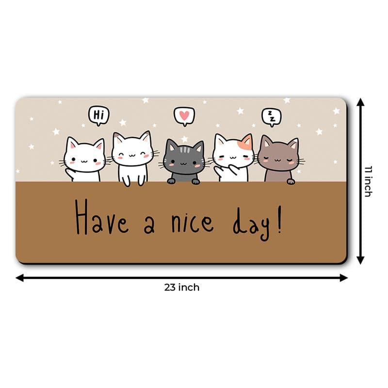 Buy Have A Nice Day Desk Mat Desk Mat from Vaaree