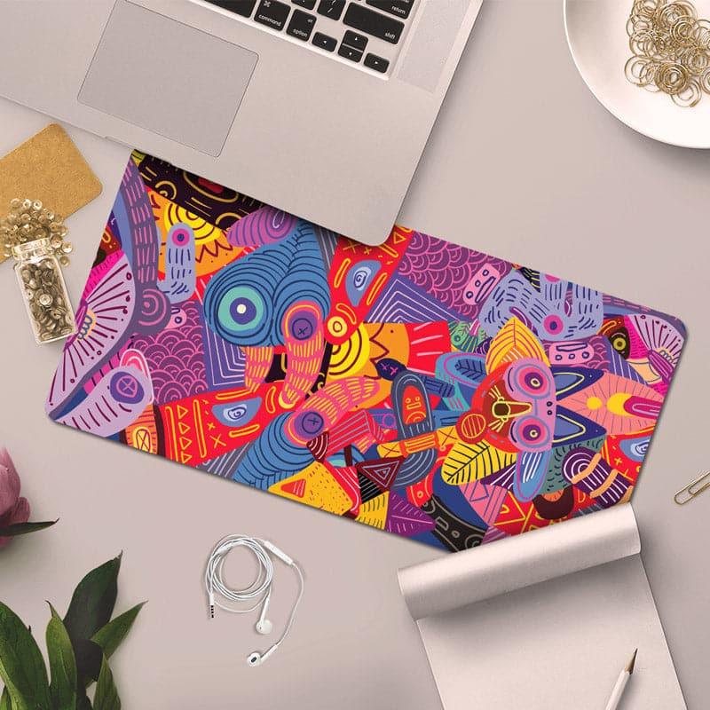 Buy Marsa Abstract Desk Mat Desk Mat from Vaaree