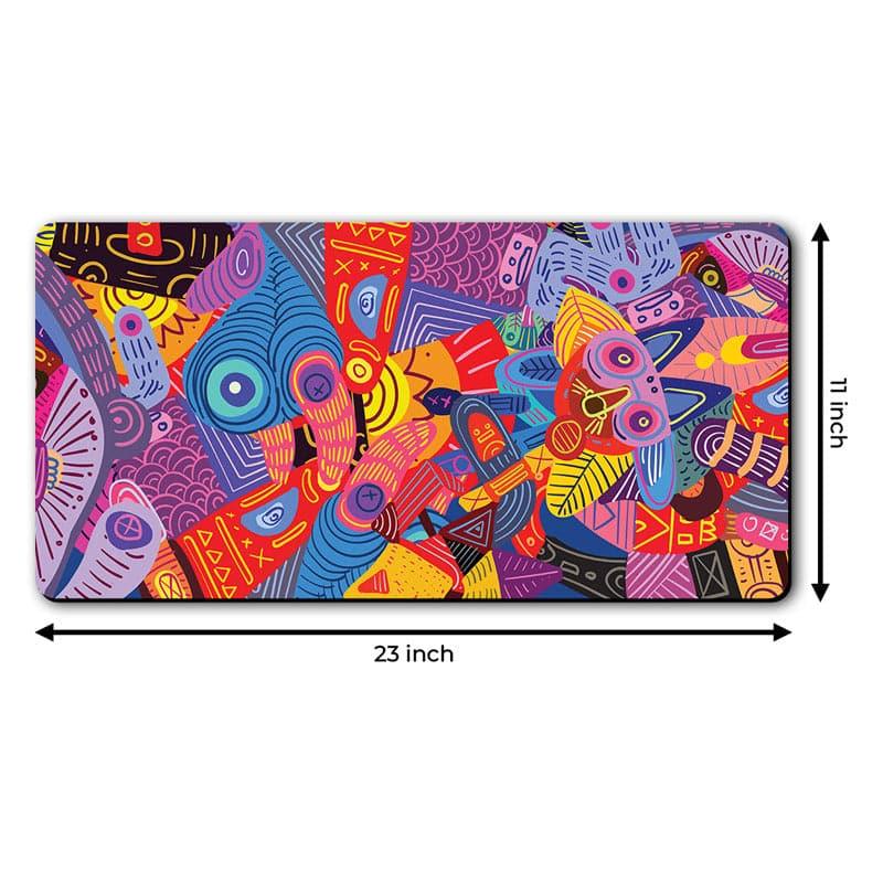 Buy Marsa Abstract Desk Mat Desk Mat from Vaaree