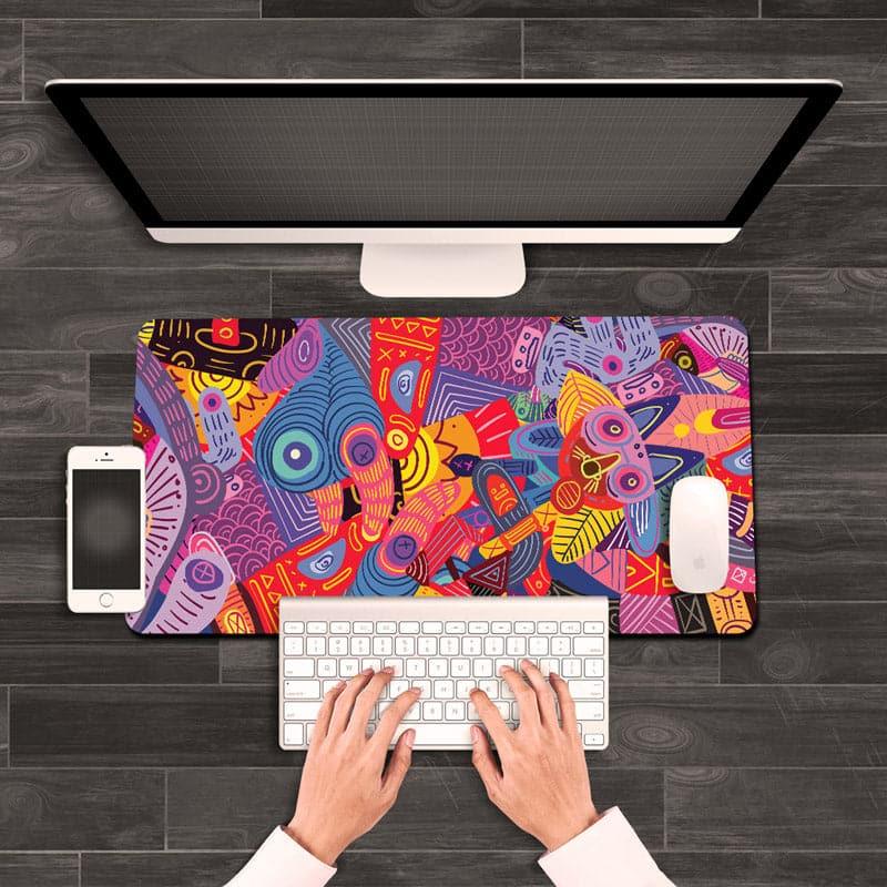 Buy Marsa Abstract Desk Mat Desk Mat from Vaaree