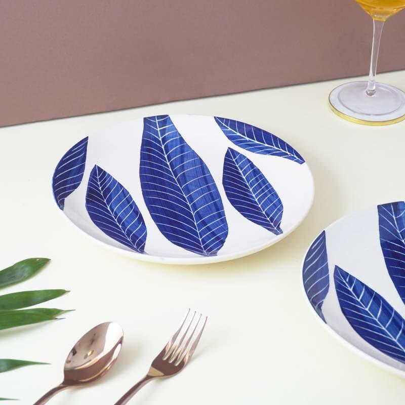 Dinner Plate - Foliole Ceramic Dinner Plate - Set Of Two