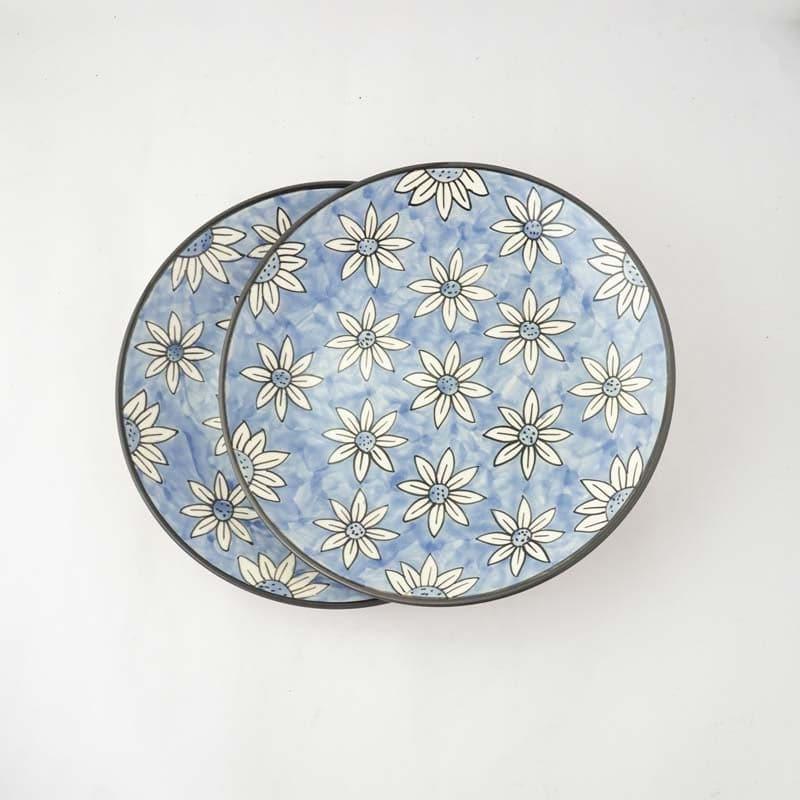 Dinner Plate - Little Blue Bloom Dinner Plate - Set Of Two