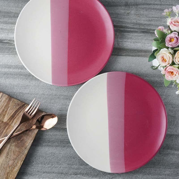 Dinner Plate - Ombre Rose Dinner Plate - Set Of Two