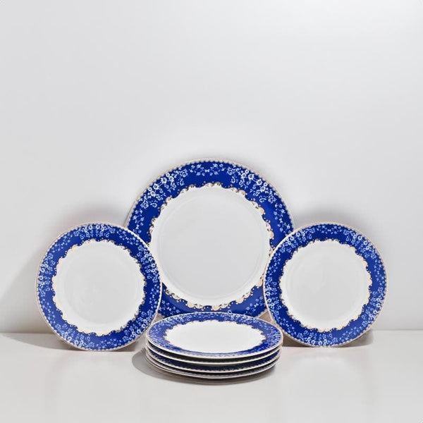 Dinner Set - Christine Platter and Plates - Seven Piece Set