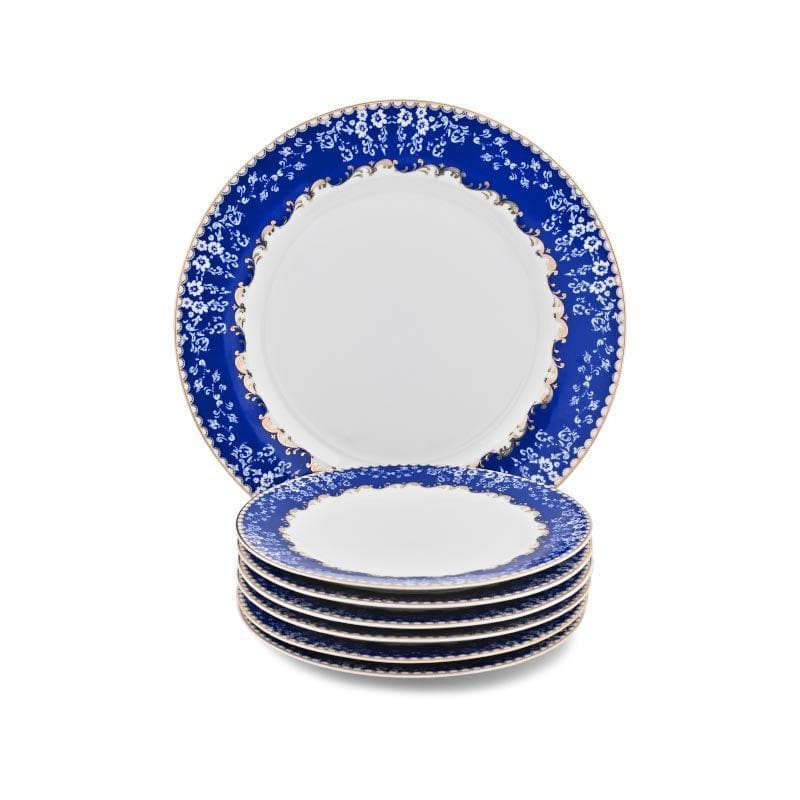 Dinner Set - Christine Platter and Plates - Seven Piece Set