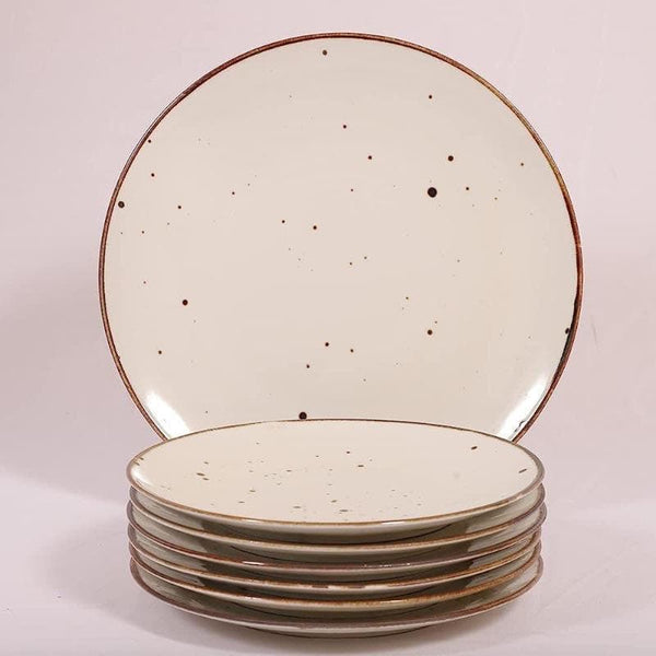 Dinner Set - Cottage Calm Platter and Plates - Seven Piece Set