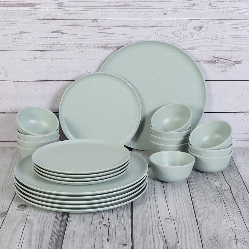 Buy Dotura Dinner Set (Green) - 24 Piece Set Dinner Set from Vaaree