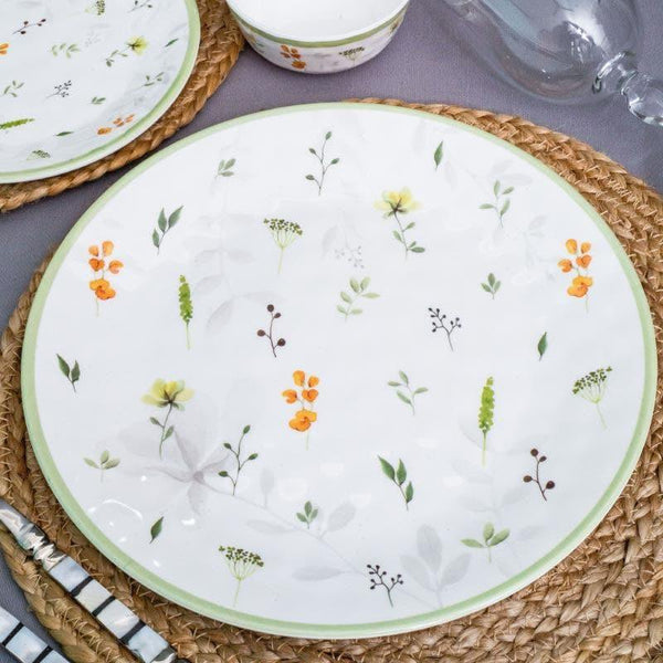 Dinner Set - Floria Melamine Dinner Set - Twelve Piece Set