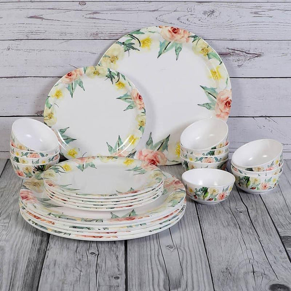 Dinner Set - Floro Wrap Dinner Set - 24 Piece Set