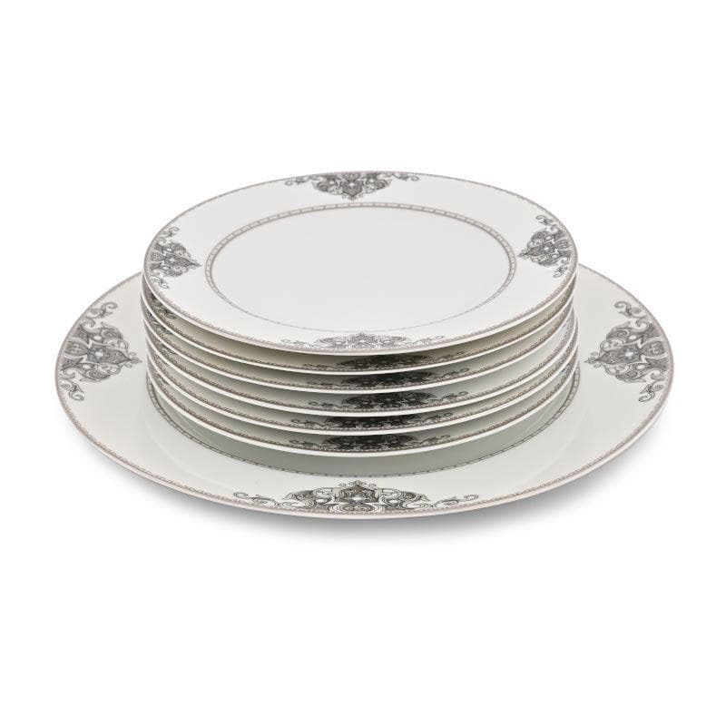 Dinner Set - Lawrence Platter and Plates - Seven Piece Set