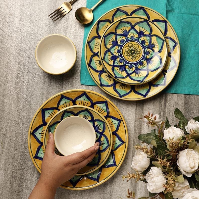 Buy Mindful Mandala Dinner Set - Six Piece Set Dinner Set from Vaaree