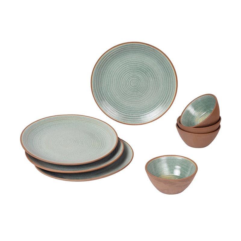 Buy Shigora Ceramic Dinner Set - Eight Piece Set Dinner Set from Vaaree