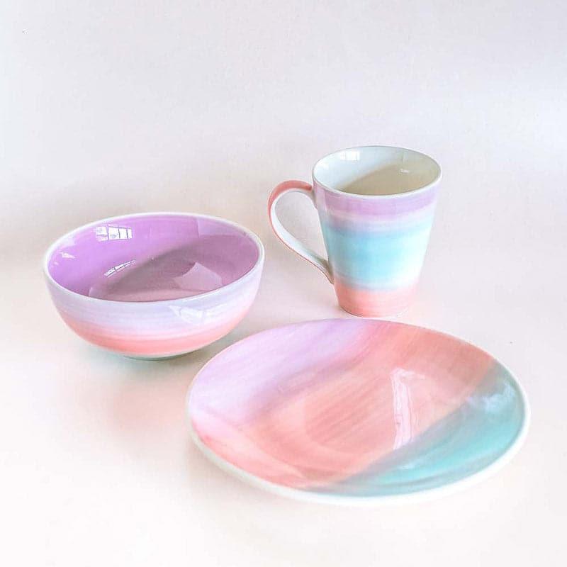 Buy Skittle Carnival - Three Piece Breakfast Set Dinner Set from Vaaree