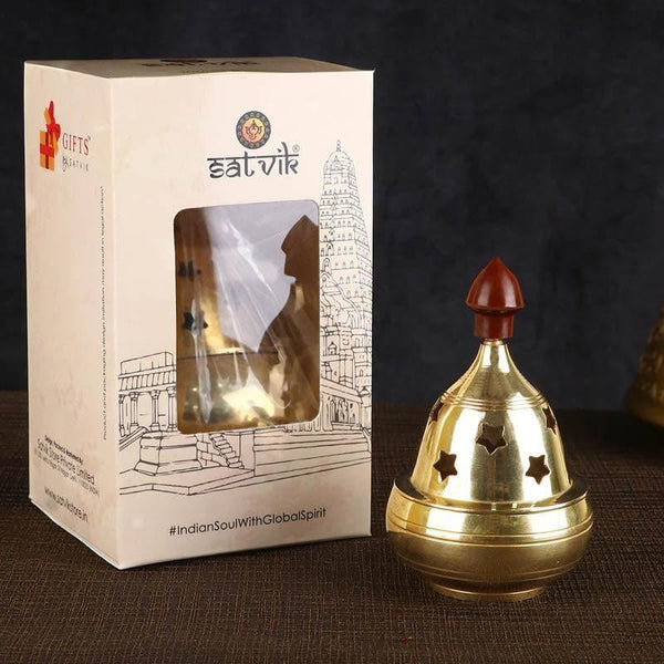 Buy Akhand Aarti Brass Diya - Large Diyas from Vaaree