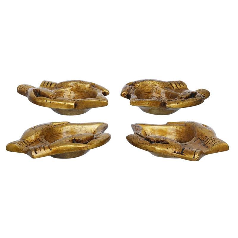 Buy Barga Ethnic Diya - Set Of Four Diyas from Vaaree