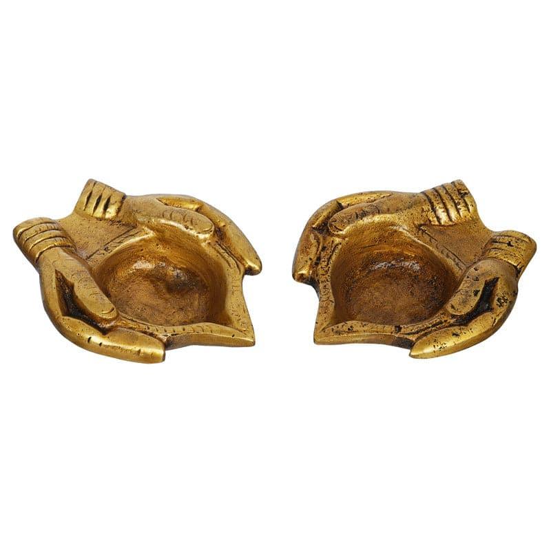 Buy Barga Ethnic Diya - Set Of Two Diyas from Vaaree