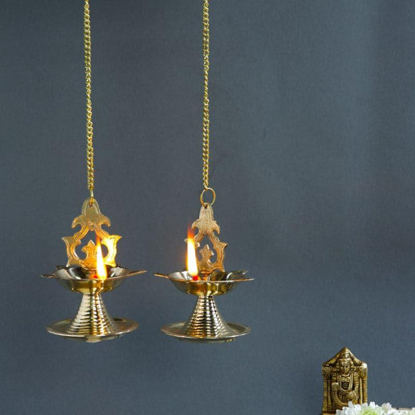 Diyas - Brass Balo Hanging Oil Lamp