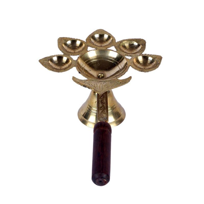 Buy Brass Panch Aarti Diyas from Vaaree