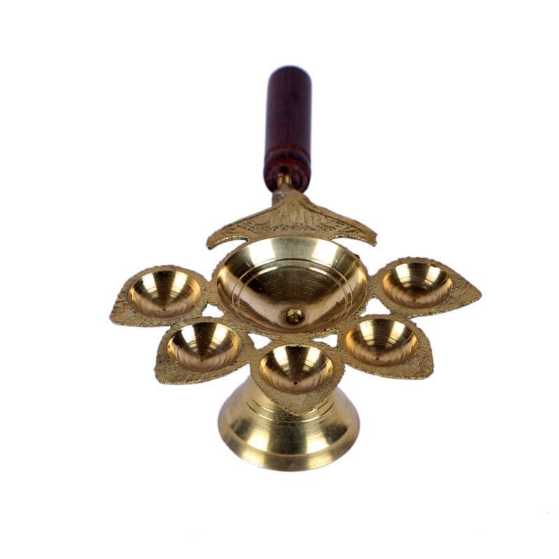 Buy Brass Panch Aarti Diyas from Vaaree