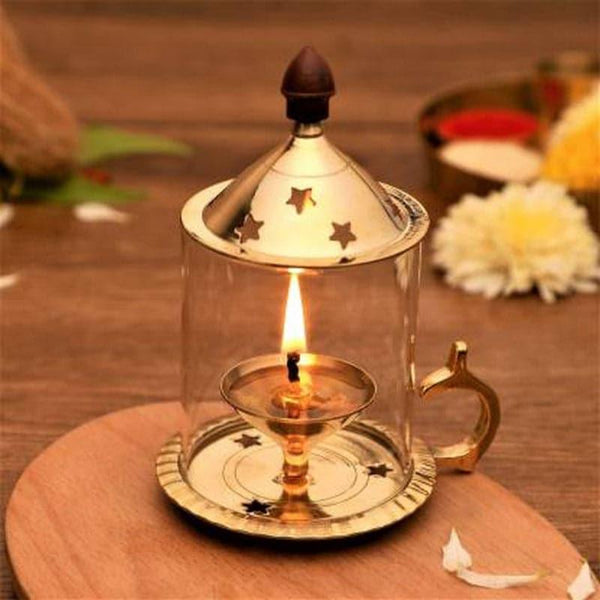 Buy Dalaja Brass Diya - Large Diyas from Vaaree